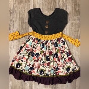 Charming Floral Kids Dress handmade by Adelaide size 5
